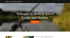 Desktop Screenshot of broken-arrow-lodge.com