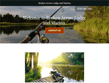 Tablet Screenshot of broken-arrow-lodge.com